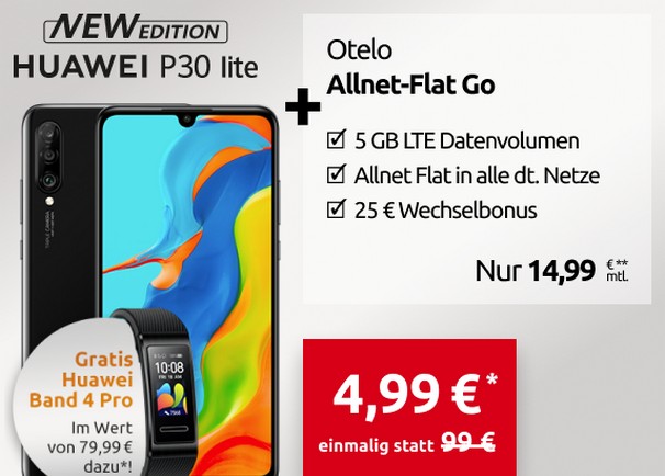 otelo Allnet-Flat Go Huawei P30 Lite New Edition