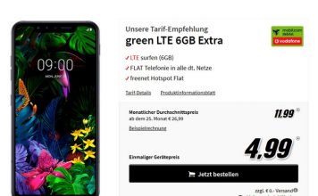 Vodafone green LTE + LG G8s ThinQ