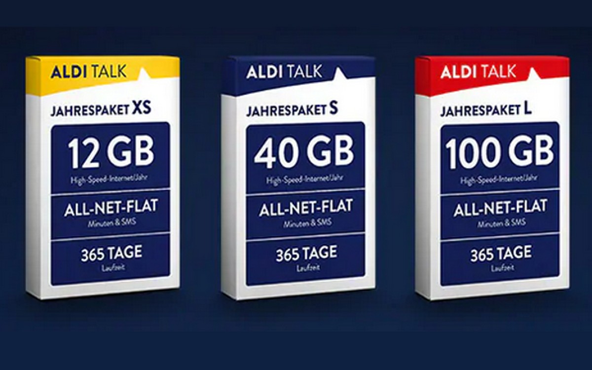 Die 3 ALDI TALK Jahrespakete (2020) kommen ohne SIM-Karte daher