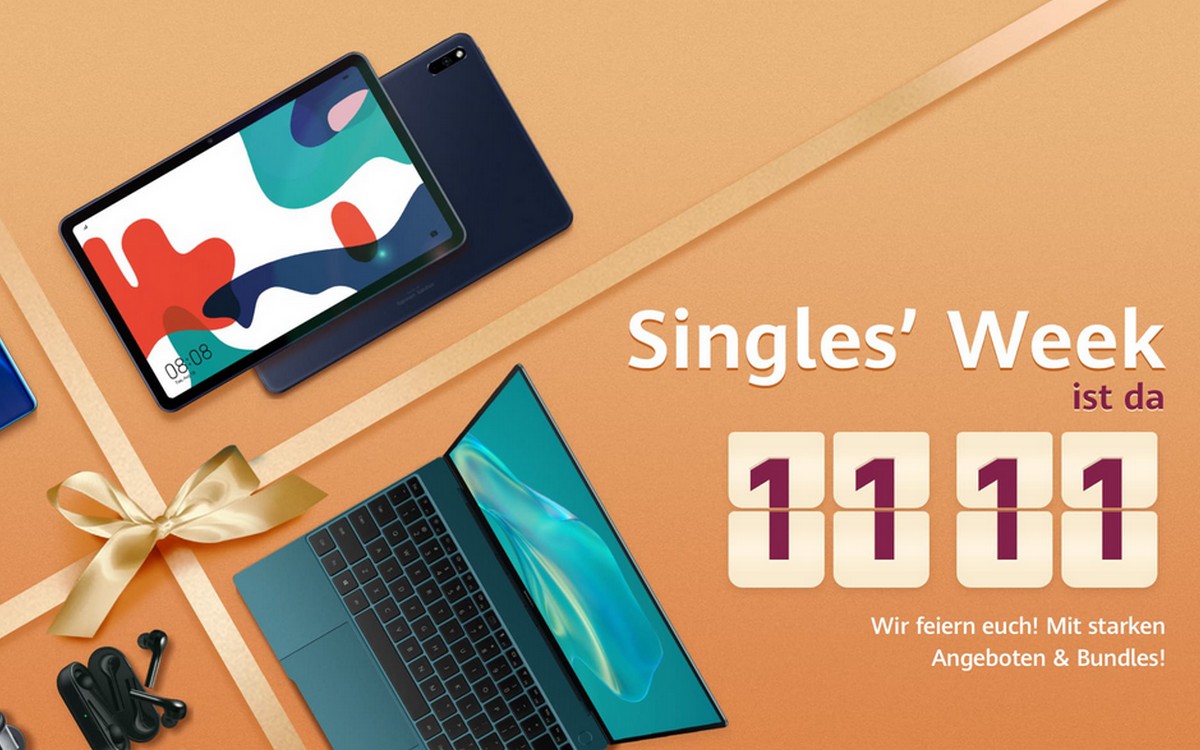 Statt Huawei Singles' Day gibt's 2020 eine ganze Huawei Singles' Week