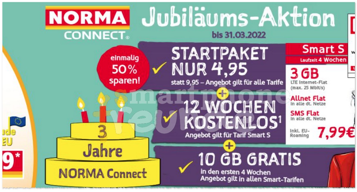 Norma Connect Geburtstag