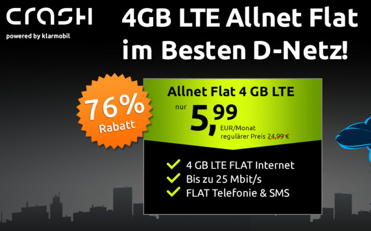 crash Allnet-Flat 4 GB